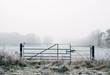 © Stocksy - Field gate on a frost and foggy morning. Norfolk, UK.