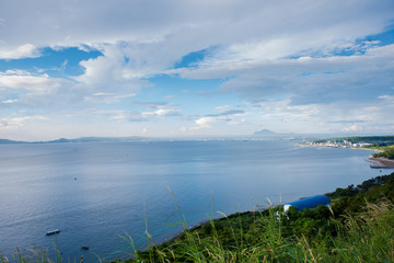 Scenic vista overlooking Batangas City, Philippines