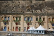 View to Valletta from the ferry, Mediterranean sea Malta