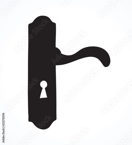 Door Knob Vector Drawing Buy This Stock Vector And