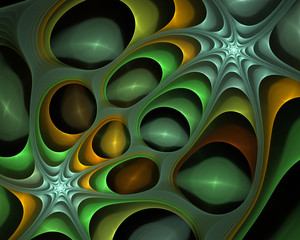 Canvas Print - Smooth wave abstract background, flowing glowing color motion concept