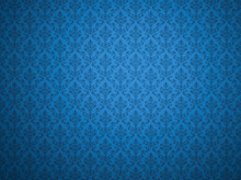 Damask Pattern Background Blue Free Stock Photo - Public Domain Pictures