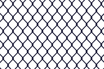 Poster - Fence black background - vector for stock
