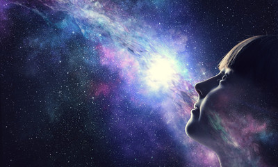 Wall Mural - mystery of space world