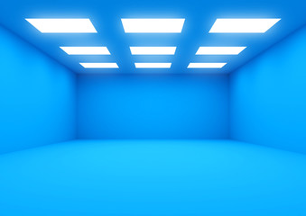 Wall Mural - blue empty space.