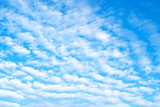Fototapeta Niebo - Landscape View of Blue Sky with Cloud Background