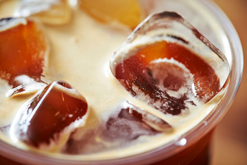 Poster - Close up iced coffee 