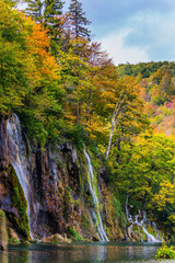 Wall Mural - Several picturesque waterfalls