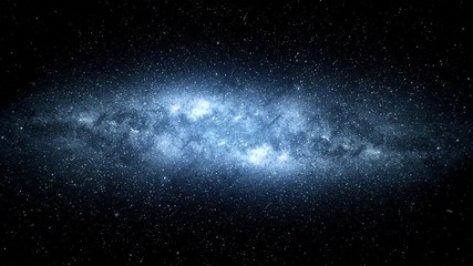 Wall Mural - Flying through a stars in outer space.