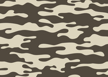 Print Texture Military Camouflage Repeats Seamless Army Gray Hunting