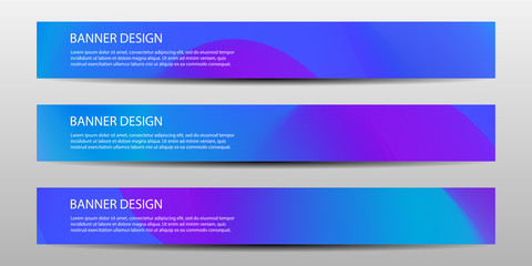 Wall Mural - abstract vector modern banner templates future poster template design with colorful geometric backgr