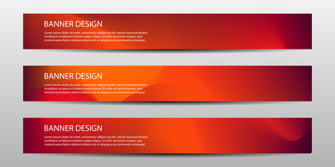 Poster - Abstract vector modern banner templates future Poster template design with colorful geometric background . Vector illustrations