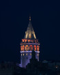 Galata tower at night