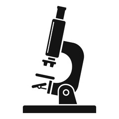 Poster - Laboratory microscope icon. Simple illustration of laboratory microscope vector icon for web design isolated on white background