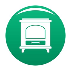 Poster - Ancient oven icon. Simple illustration of ancient oven vector icon for any design green