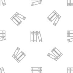 Poster - Book on shelf pattern seamless vector repeat geometric for any web design