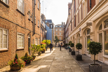 A typical view in Mayfair