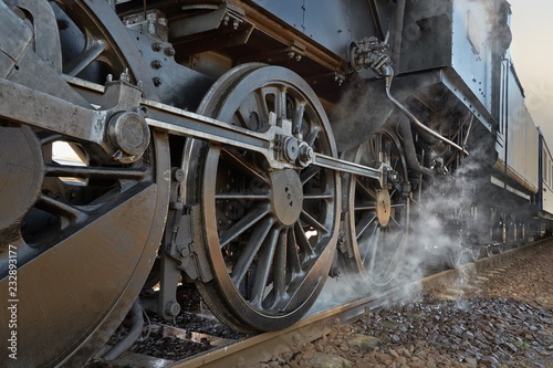 Fotografía Steam Locomotive Closeup