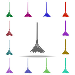 Poster - broom icon. Elements of Cleaners in multi color style icons. Simple icon for websites, web design, mobile app, info graphics