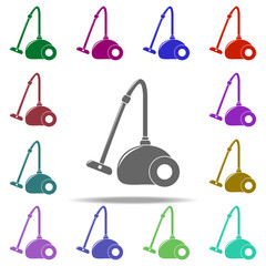 Poster - a vacuum cleaner icon. Elements of Cleaners in multi color style icons. Simple icon for websites, web design, mobile app, info graphics