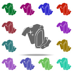 Poster - washing liquid icon. Elements of Cleaners in multi color style icons. Simple icon for websites, web design, mobile app, info graphics
