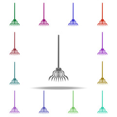 Poster - mop icon. Elements of Cleaners in multi color style icons. Simple icon for websites, web design, mobile app, info graphics