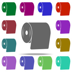 Poster - toilet paper icon. Elements of Cleaners in multi color style icons. Simple icon for websites, web design, mobile app, info graphics