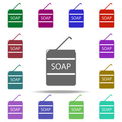 Poster - liquid soap icon. Elements of Cleaners in multi color style icons. Simple icon for websites, web design, mobile app, info graphics