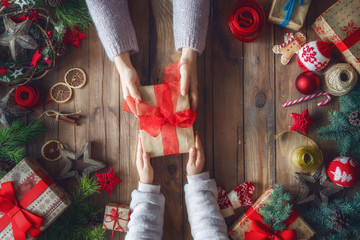 Canvas Print - Xmas family traditions