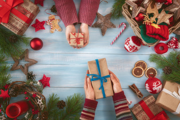 Canvas Print - Xmas family traditions