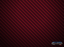 Vector Red Carbon Fiber Volume Background. Abstract Decoration Cloth Material Wallpaper With Shadow For Car Tuning Or Service