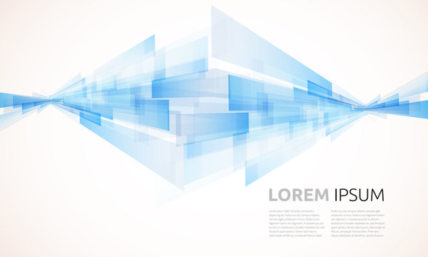 Business abstract blue background. Vector illustration.