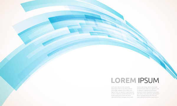 Business abstract blue background. Vector illustration.