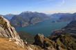 Zauberhafter Lario; Blick vom Monte Grona hinunter zum Comer See