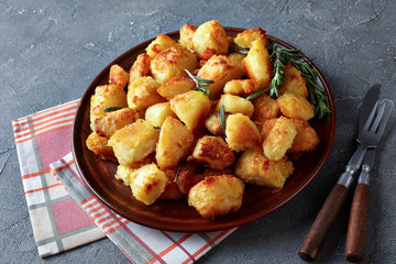 Sticker - crispy Roast Potatoes on a plate