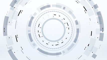 Wall Mural - Futuristic Technology Abstract Background. Vector Modern Hi-Tech Wallpaper