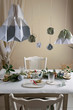 © ADDICTIVE STOCK - Table set gold-white at Christmas