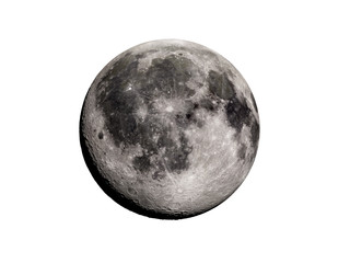 3d rendered illustration of the moon