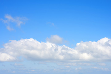 blue sky and cloud