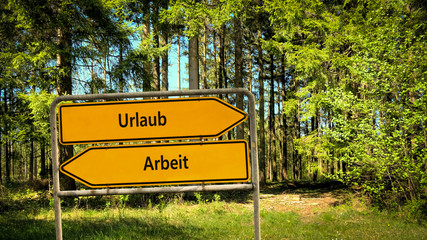 Wall Mural - Schild 356 - Urlaub