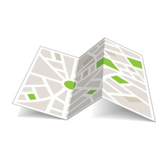 Poster - Vector map illustration