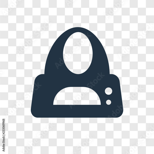 Egg incubator vector icon isolated on transparent background, Egg incubator tran Canvas Print