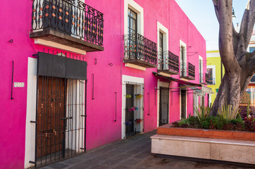 Wall Mural - Street in Puebla, Mexico