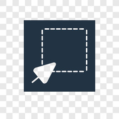 Poster - Select vector icon isolated on transparent background, Select transparency logo design