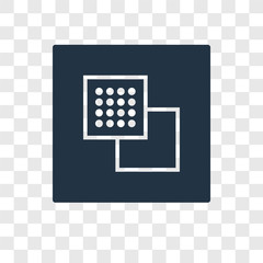 Poster - ungroup vector icon isolated on transparent background, ungroup transparency logo design