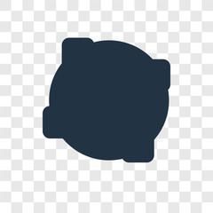 Poster -  vector icon isolated on transparent background,  transparency logo design