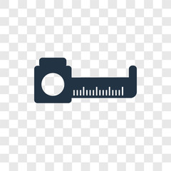 Poster - Measure vector icon isolated on transparent background, Measure transparency logo design