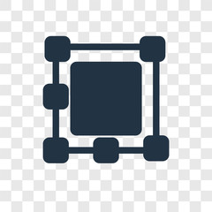 Poster - ungroup vector icon isolated on transparent background, ungroup transparency logo design