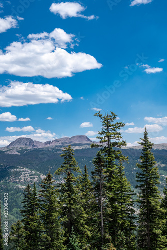 Fotografie, Obraz Mountain scenery along Coal Bank Pass in the San Juan Mountains along the Millio