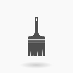 Sticker - Paint Brush Tool Icon Vector Illustration